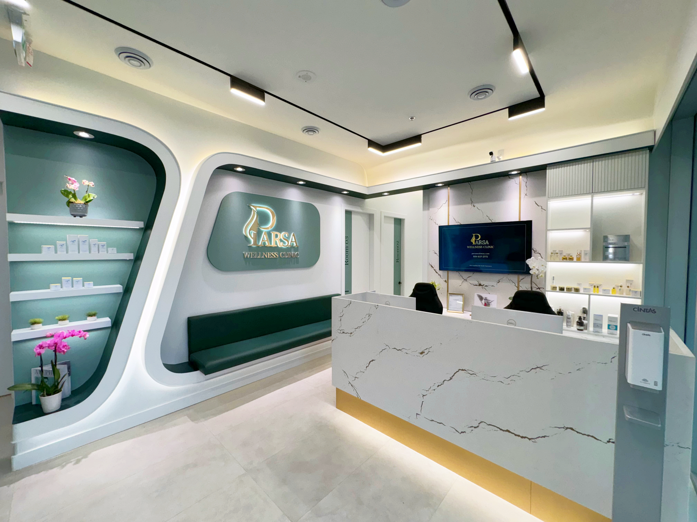 Parsa Wellness Clinic training suite in North Vancouver